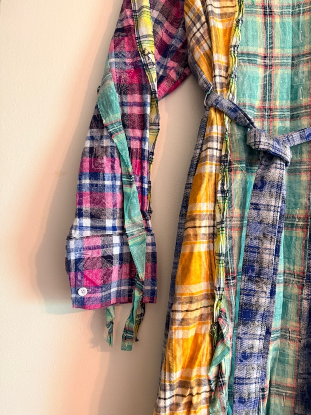AKIRA Star Of The Show Plaid Maxi Dress SIZE: S/M - Picture 7 of 12